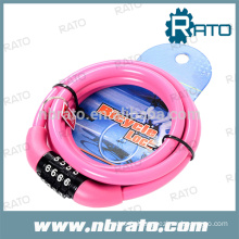 RBL-110 Pink Child Bicycle combination lock
